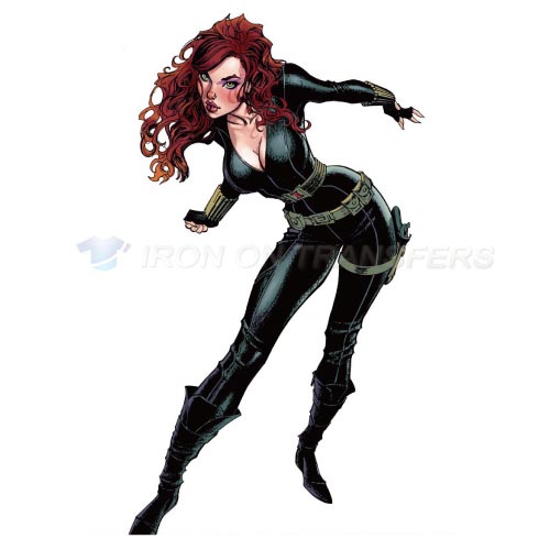 Black Widow Iron-on Stickers (Heat Transfers)NO.454